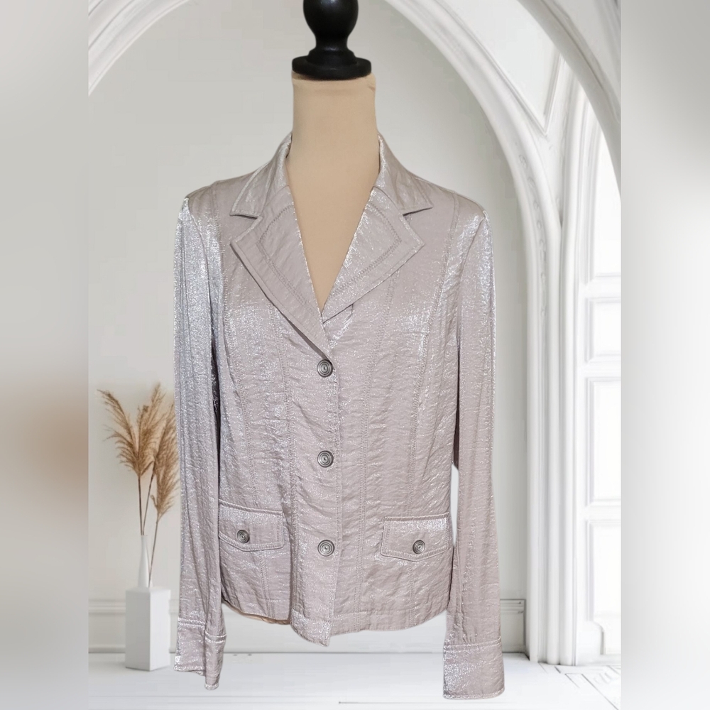 *SOLD* Tribal Shimmering Champagne Blazer